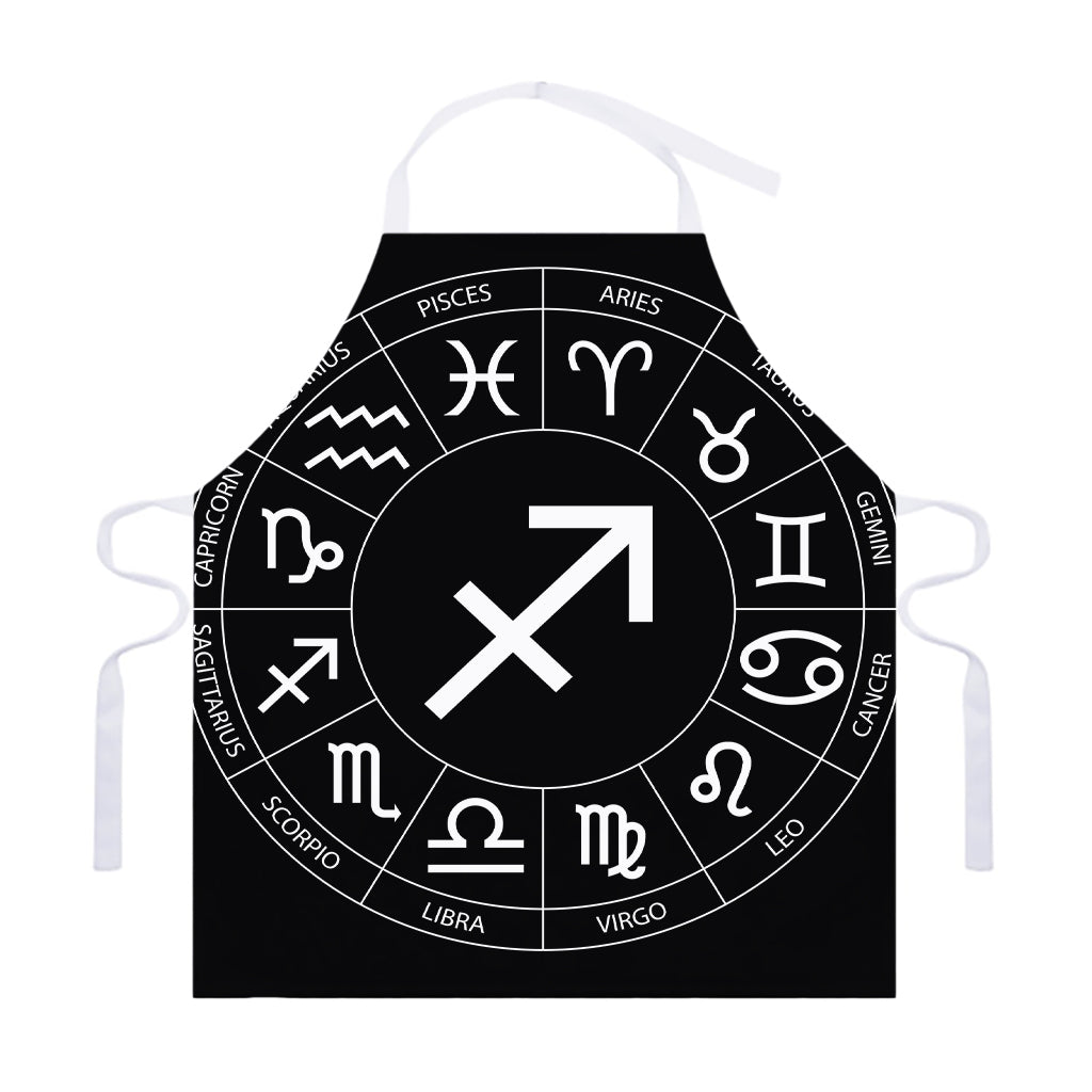 Astrology Sagittarius Sign Print Adjustable Apron