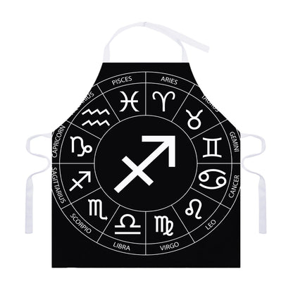Astrology Sagittarius Sign Print Adjustable Apron