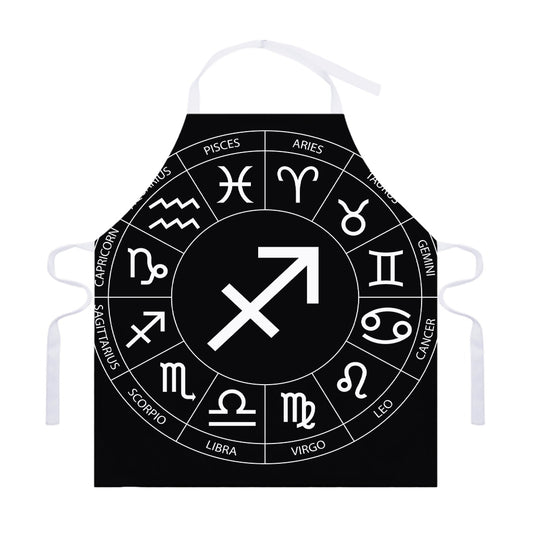 Astrology Sagittarius Sign Print Adjustable Apron