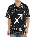 Astrology Sagittarius Sign Print Aloha Shirt