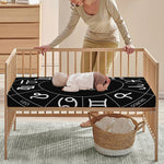 Astrology Sagittarius Sign Print Baby Crib Sheet