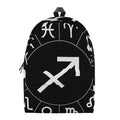 Astrology Sagittarius Sign Print School Backpack