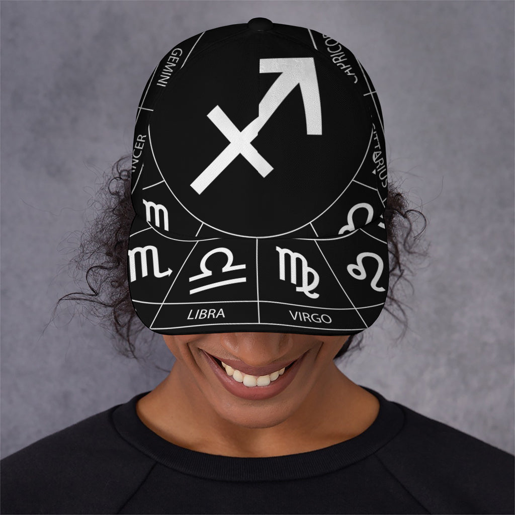 Astrology Sagittarius Sign Print Baseball Cap