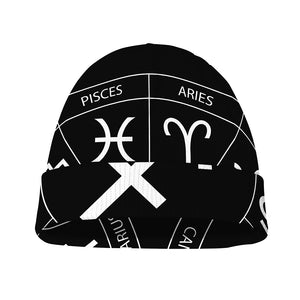 Astrology Sagittarius Sign Print Beanie