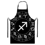 Astrology Sagittarius Sign Print Bib Apron With Pocket