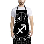 Astrology Sagittarius Sign Print Bib Apron With Pocket