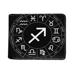 Astrology Sagittarius Sign Print Bifold Wallet