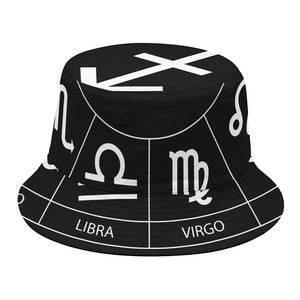 Astrology Sagittarius Sign Print Bucket Hat