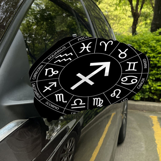 Astrology Sagittarius Sign Print Car Side Mirror Covers