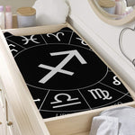 Astrology Sagittarius Sign Print Changing Pad Cover