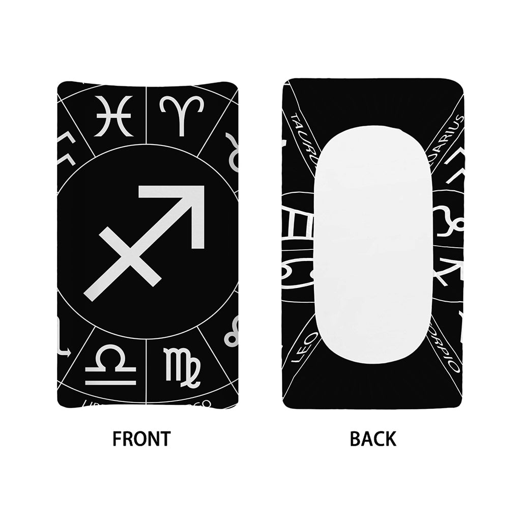Astrology Sagittarius Sign Print Changing Pad Cover