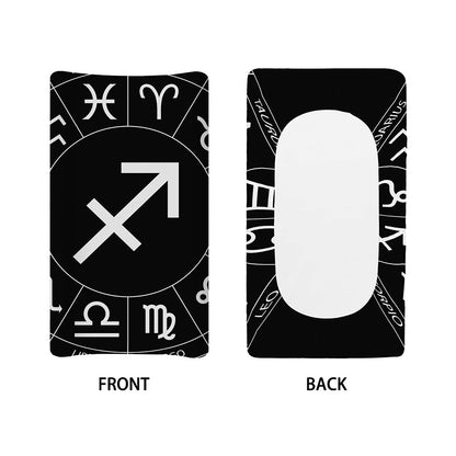 Astrology Sagittarius Sign Print Changing Pad Cover