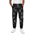 Astrology Sagittarius Sign Print Cotton Sweatpants
