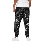Astrology Sagittarius Sign Print Cotton Pants
