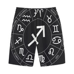 Astrology Sagittarius Sign Print Cotton Shorts