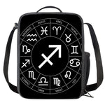 Astrology Sagittarius Sign Print Crossbody Lunch Bag