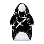 Astrology Sagittarius Sign Print Dog Zip Up Hoodie