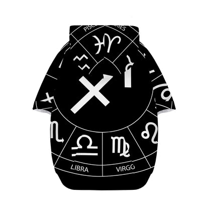 Astrology Sagittarius Sign Print Dog Zip Up Hoodie