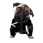 Astrology Sagittarius Sign Print Dog Zip Up Jacket