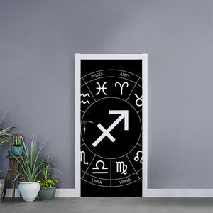 Astrology Sagittarius Sign Print Door Sticker