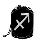 Astrology Sagittarius Sign Print Drawstring Makeup Bag