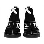 Astrology Sagittarius Sign Print Flat Ankle Boots