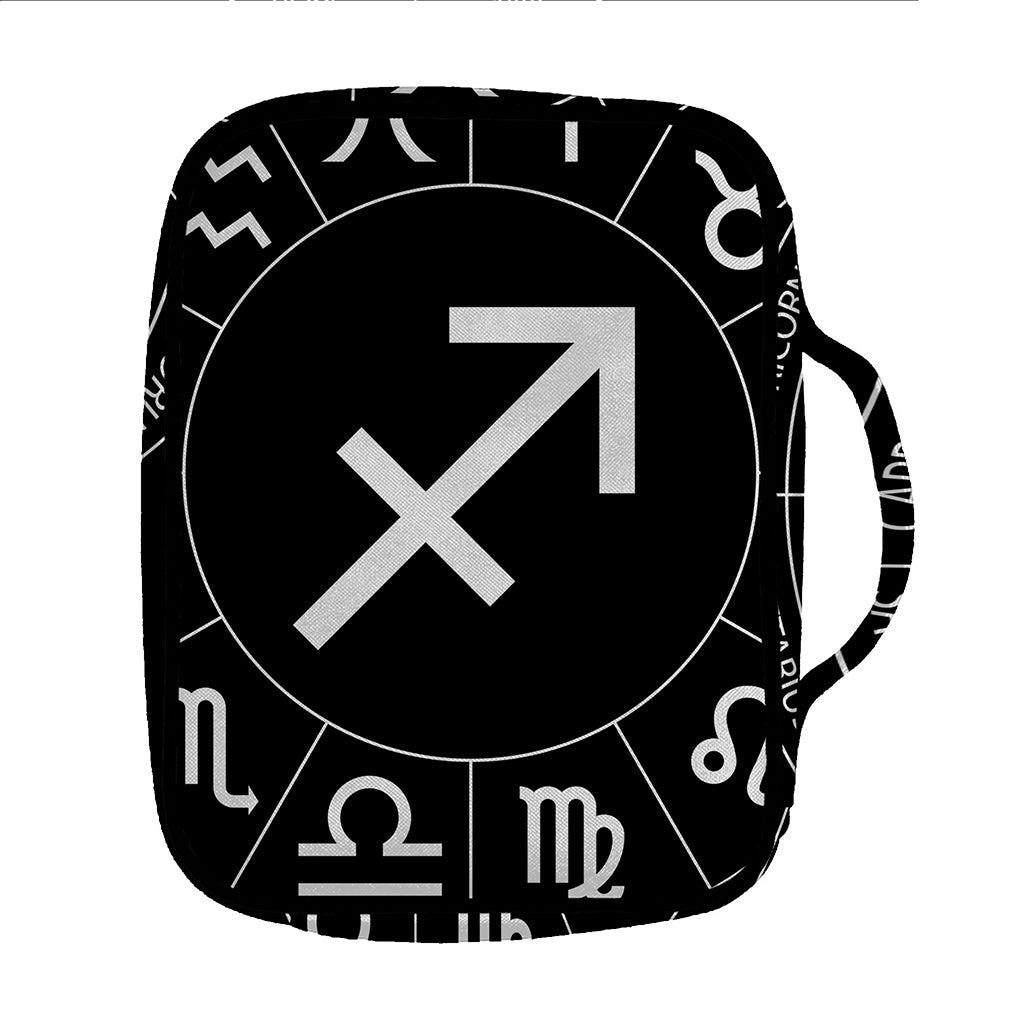 Astrology Sagittarius Sign Print Front Pocket Bible Bag