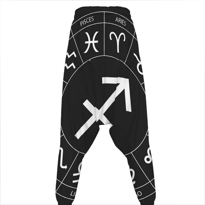 Astrology Sagittarius Sign Print Hammer Pants