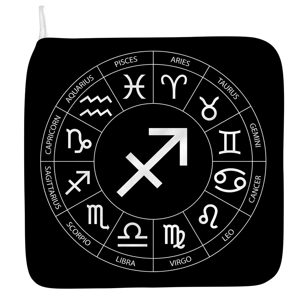 Astrology Sagittarius Sign Print Hand Towel