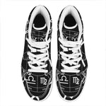 Astrology Sagittarius Sign Print High Top Leather Sneakers