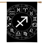Astrology Sagittarius Sign Print House Flag