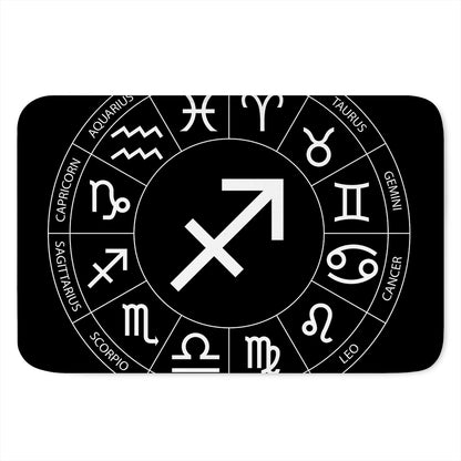Astrology Sagittarius Sign Print Indoor Door Mat