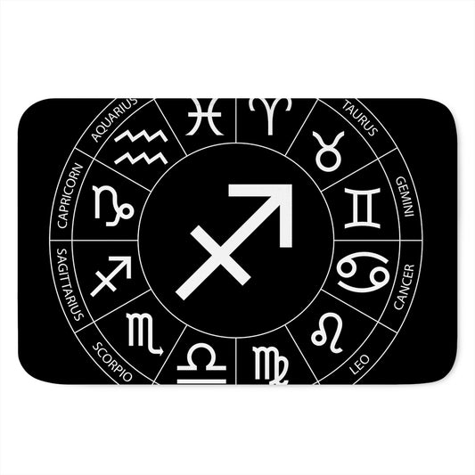 Astrology Sagittarius Sign Print Indoor Door Mat
