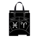 Astrology Sagittarius Sign Print Insulated Lunch Tote