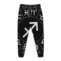Astrology Sagittarius Sign Print Jogger Pants
