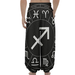 Astrology Sagittarius Sign Print Lantern Pants