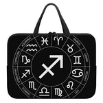 Astrology Sagittarius Sign Print Laptop Sleeve With Handle