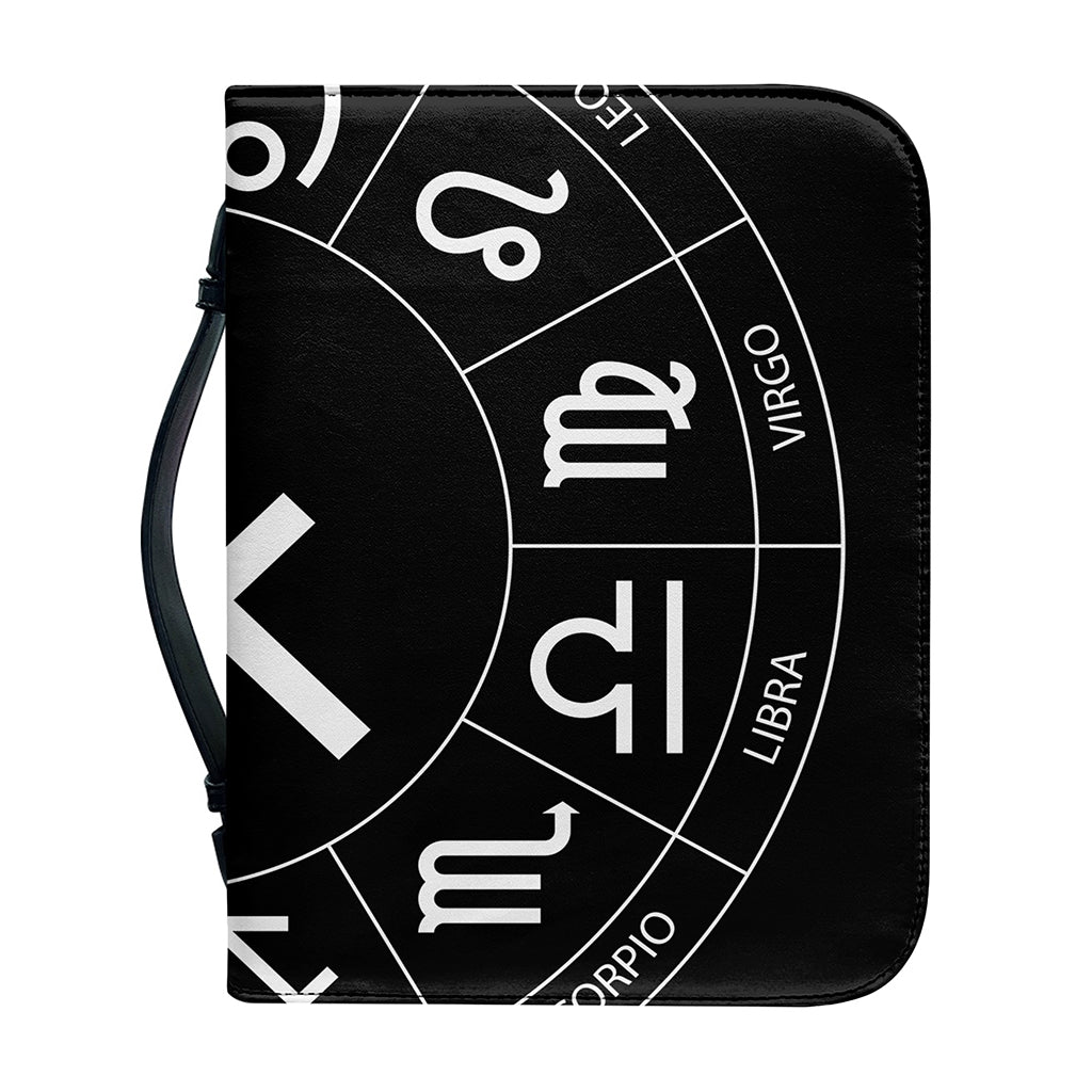 Astrology Sagittarius Sign Print Leather Bible Cover