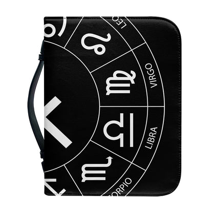 Astrology Sagittarius Sign Print Leather Bible Cover