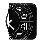 Astrology Sagittarius Sign Print Leather Bible Cover