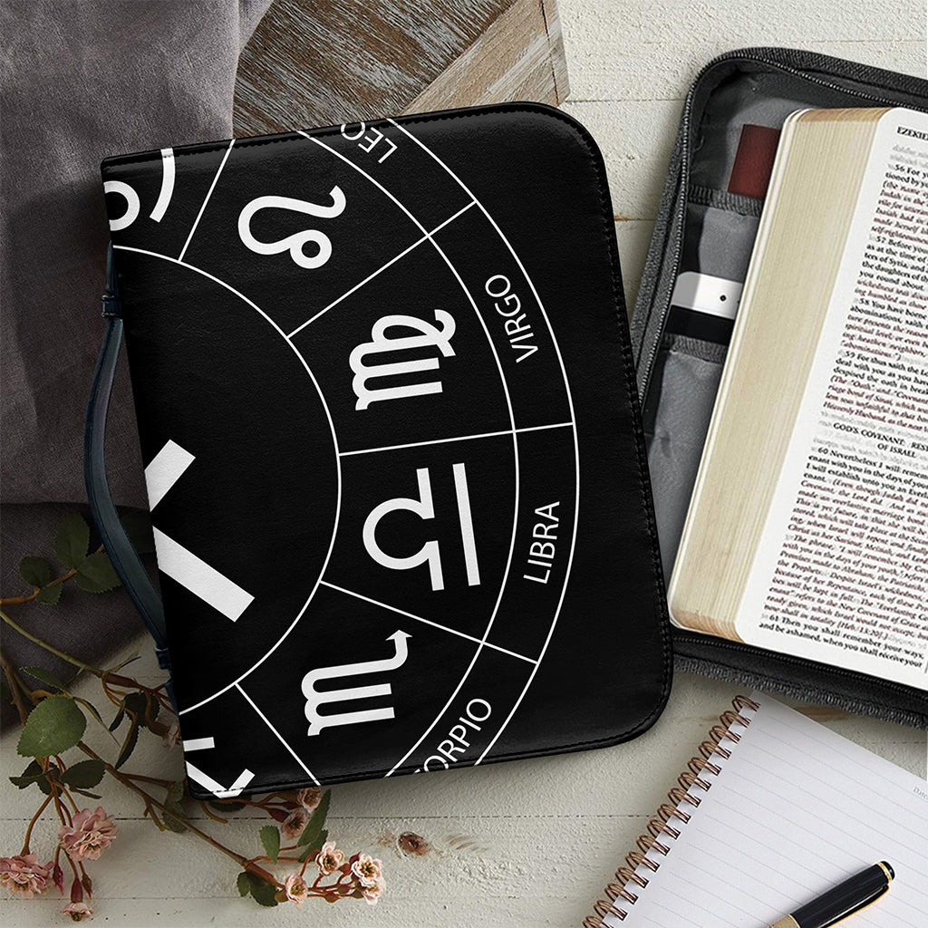 Astrology Sagittarius Sign Print Leather Bible Cover