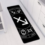 Astrology Sagittarius Sign Print Long Kitchen Mat