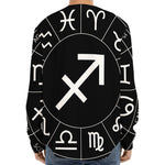 Astrology Sagittarius Sign Print Long Sleeve Baseball Jersey