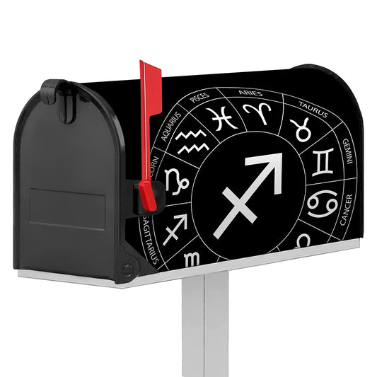 Astrology Sagittarius Sign Print Mailbox Cover