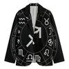 Astrology Sagittarius Sign Print Men's Blazer