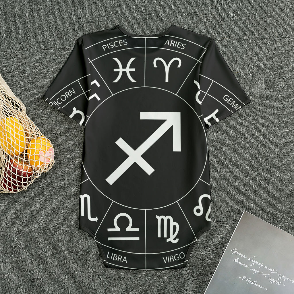 Astrology Sagittarius Sign Print Men's Bodysuit