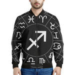 Astrology Sagittarius Sign Print Men's Bomber Jacket