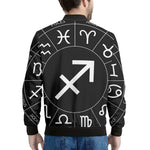 Astrology Sagittarius Sign Print Men's Bomber Jacket