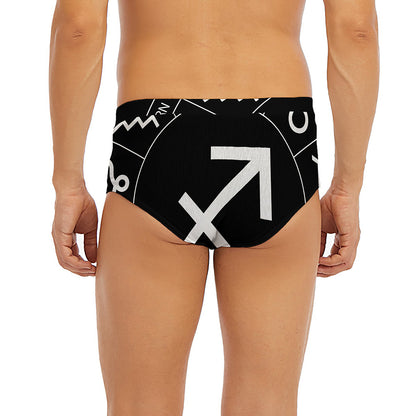 Astrology Sagittarius Sign Print Men's Briefs