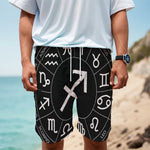 Astrology Sagittarius Sign Print Men's Cargo Shorts